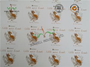 China Foldable Swing Tags For Bags , 300GSM Coated One Side Spot UV Tags factory