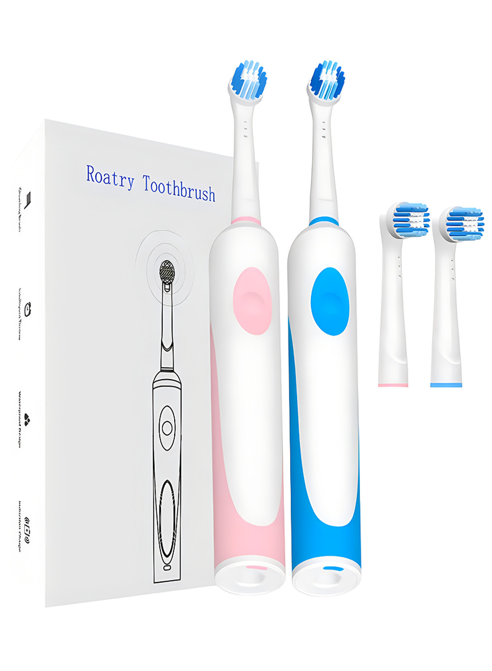 IPX7 Oral Cleaning Sonic Electric Toothbrush Couple Waterproof Electric Toothbrush