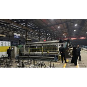 High Output Automatic Gabion Mesh Machine PLC Control Easy Operate