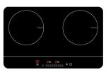Smooth Crystal Glass 3400W Dual Induction Cooker