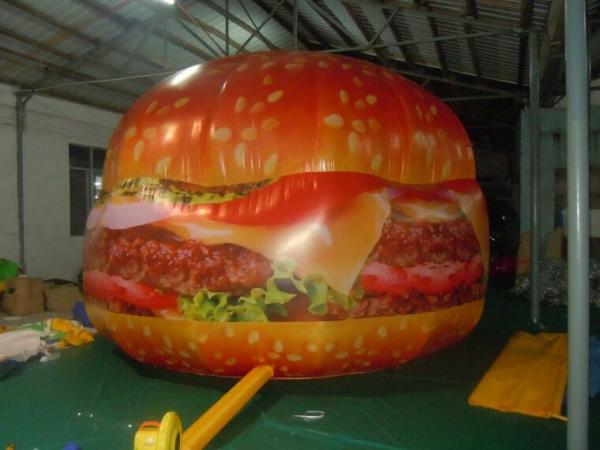 Inflatable giant advertising hamburge / inflatable product replica / giant