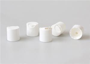 China White PP Plastic Shampoo Bottle 24/410 Disc Top Cap factory