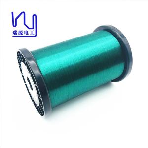 China Custom Green Color Enamel Coated Magnet Wire 44 Awg 43 Awg 42 Awg factory