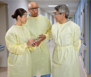China Large stock of surgical isolation gown with most competitive prices and shortest delivery time. factory