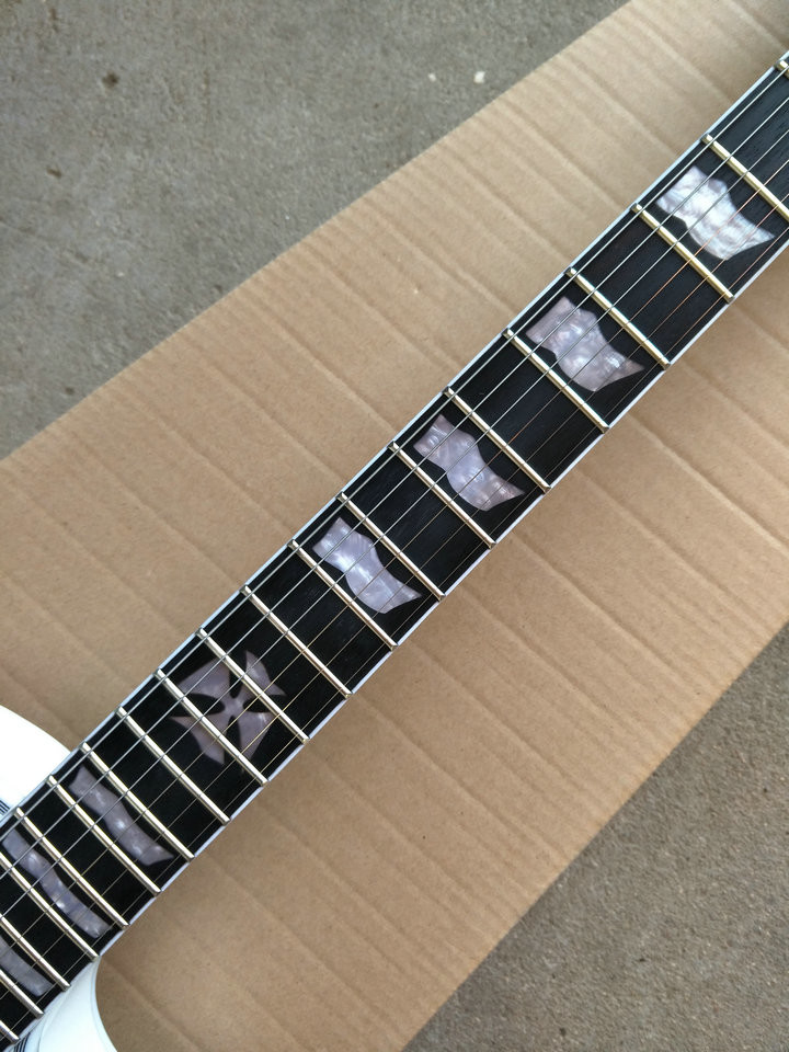 Custom ESP LTD Iron Cross SW James Hetfield Signature Electric Guitar EMG Snow White