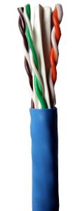 China Communication Unshielded Cat6a UTP Cable DRUM 10G At 500MHZ Fire Resistance factory