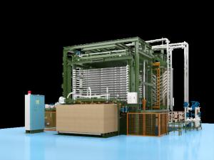 China Fully Automatic Hot Press Machine For Plywood 15 Layers factory