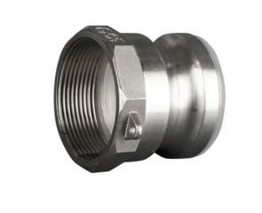 1-1/4 PTFE Lined Camlock Hose Coupling / Type A Camlock Fitting