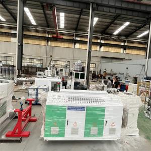 China Twin Screw Plastic Extruder Machine , PVC Two Screw Extruder factory