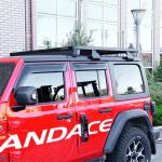 Jeep Wrangler Roof Rack 4 Runner Black Car Roof Luggage Carrier 1500*1425*55mm