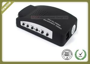 China AV TO VGA Fiber Optic Media Converter Plug And Play Video To VGA Converter factory