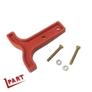 China 50A Electric Forklift Battery Plug Connector Handle Red Color factory