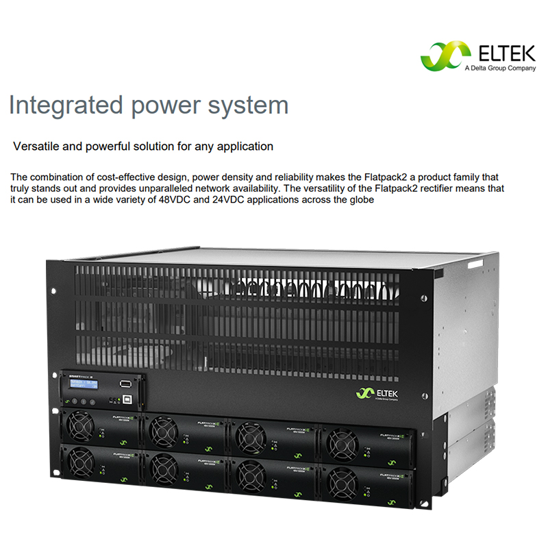Flatpack2 Integrated Embedded Rack Mounted Rectifier 48v System 150A To 600A