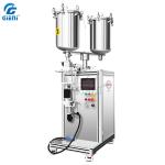 Dual Nozzle Lip Gloss Filling Machine Stainless Steel 20L