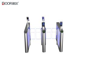 China Office Building Barcode Scanner Turnstile Gate With Card Reader Facial Recognition factory