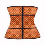 Sweat Fit Adjustable Waist Trimmer Kente Cloth Everyday Waist Cincher