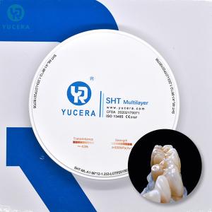 China CFDA Dental Zirconia Disc 3D Plus Multilayer Cerec Zirconia Bridge Blocks factory