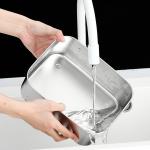 Multi Sized 3L Metal Food Storage Containers Stainless Steel With Airtight Lids