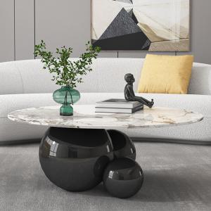 China 12mm Thick Modern Marble Top Coffee Table Luxury Italian Style factory