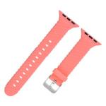 38 40 42 44mm Silicone Rubber Watch Strap Band For Apple Watch 7 6 5 4 3 2 1