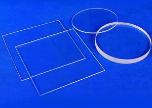 China 0.3mm Square Round Quartz Glass Plate High Transmittance factory