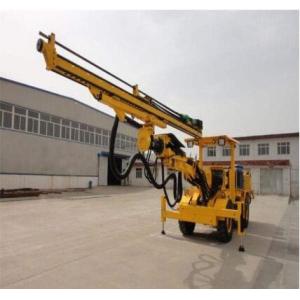 Hinged Chassis Hydraulic Jumbo Drill , High Speed Industrial Mining Equipment