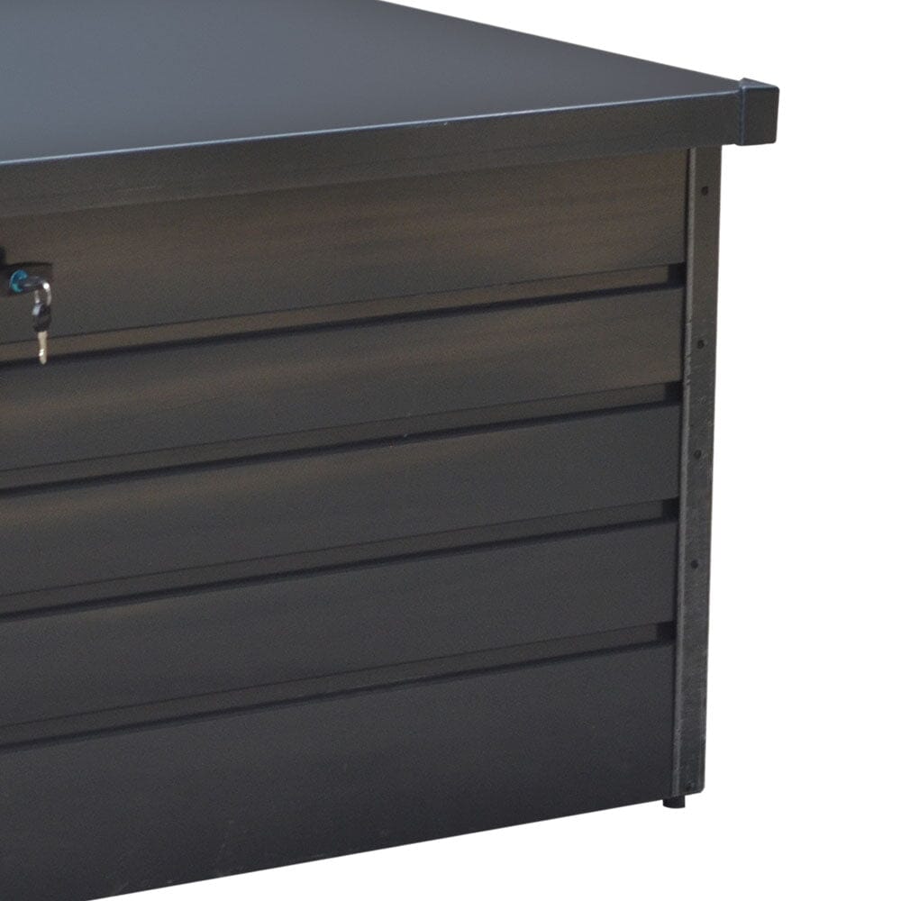 Modern Design AJUNION 600L Metal Waterproof Outdoor Garden Storage Box for Poolside