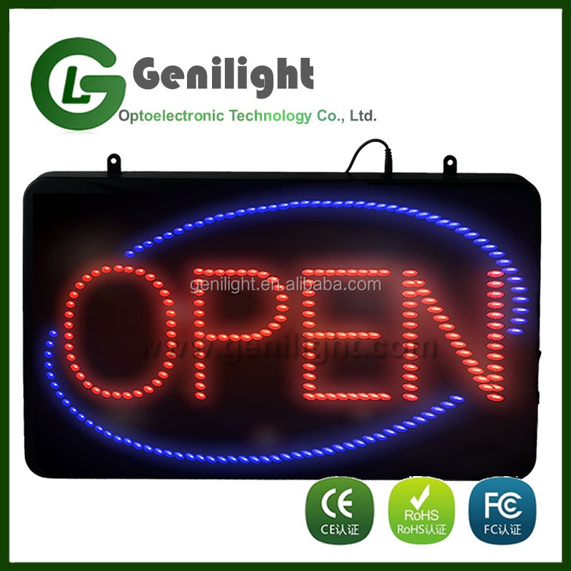 100000h Light Life Expectancy LED Sign for Open Hotspot and Free Wi-Fi Internet Cafe