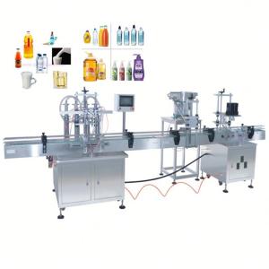 China Automatic 4/6 Head Lubricant Oil Bottle Filling Engine Motor Oil Liquid Plastic Glass Bottle Filling And Capping Machine factory