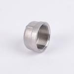 Stainless Steel 201 304 Blinds Threaded Round Tube Fitting Caps Pipe Fitting