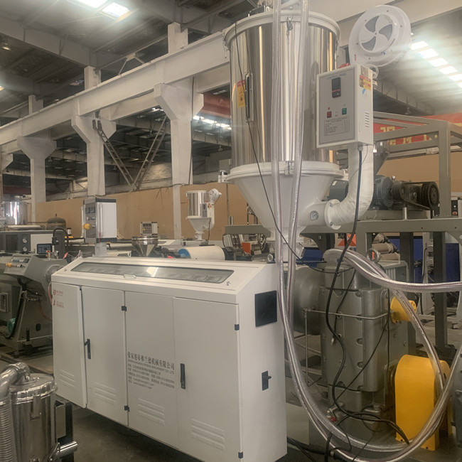 ABB Inverter 400kg/H Plastic Extruder Machine with single screw