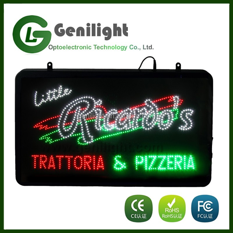 Customized Full Color LED Sign for Indoor at Little Ricardo's Trattoria Pizzeria