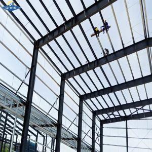 China Prefabricated Cold Storage Metal Frame Light Sandwich Panel Prefab Building Turnkey Heavy Workshop factory