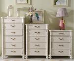 Concise Living Room Furniture white cabinet wooden drawers chest
