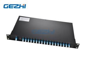China LC PC Adaptor Dual Fiber Optic 18 Channels Passive CWDM factory