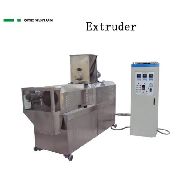 Puffed Snacks Food Extruder Machine Auto - Temperature Controlling System High Output