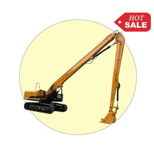 China High Strength 23m 24m Demolition Boom Arm On Excavator For Sanny Komatsu Hitachi Kato Etc factory
