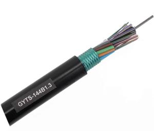 China GYTS Armored Fiber Optic Cable factory