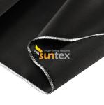 Fireproof High Temperature Silicone Rubber Coated Fiberglass Cloth Fabric for