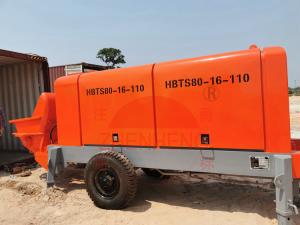 China Portable Electric Concrete Pump For Tunnel Construction 1 Year Warranty factory
