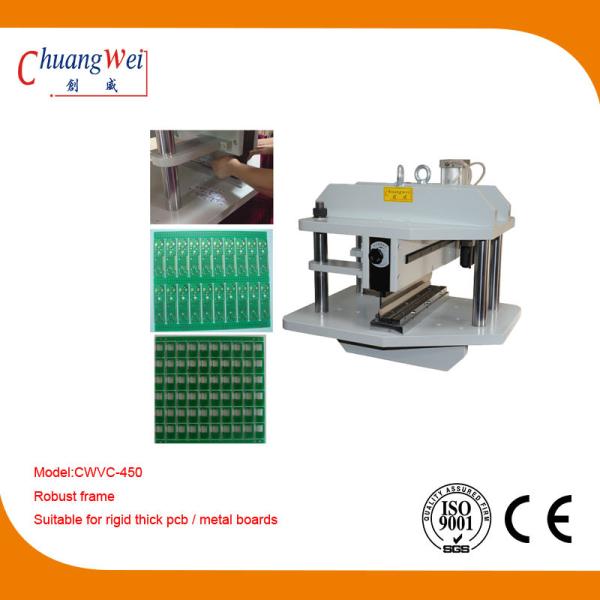 Two Linear Blades V - Cut PCB Separator To Cutting Rigid And Thick Metal Circuit