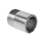 Thread Connection SS304 Barrel Nipple for NPT BSPP BSPT G 1/4"-4 Cylindrical