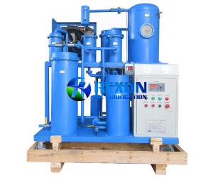 China Vacuum Lube Oil Purifier with 3-Stage Filtration and 55-60.C Heating Temperature factory