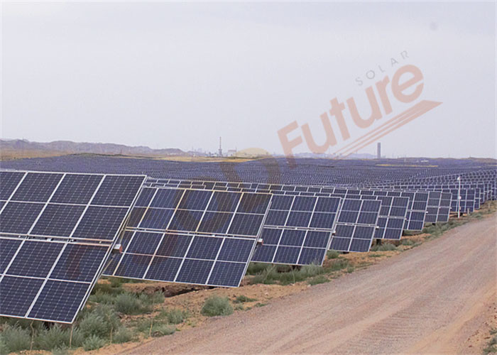 30kw 50kw Single Axis Solar Tracking System 2m Auto Sun Tracking Solar Panel