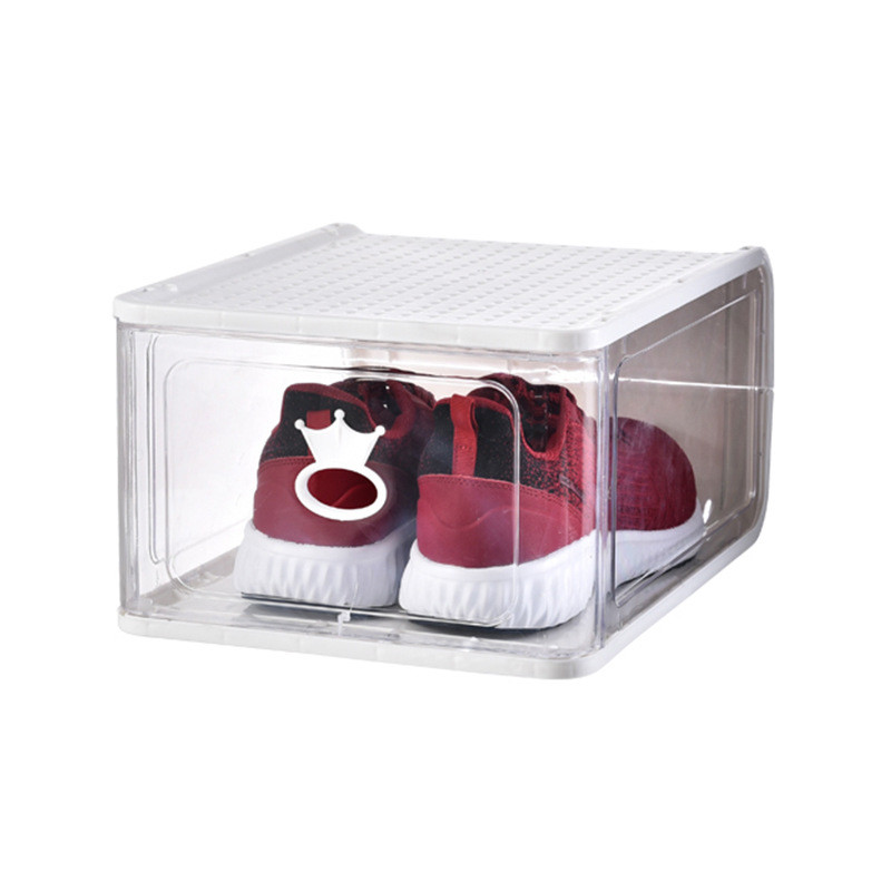 ODM Dustproof Clear Plastic Shoe Organizer Drawer Rack Transparent