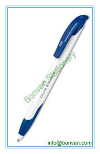 China elegant logo pen,wide clip plastic advertising gift pen factory