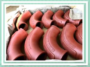 China Schwing 90 Degree Concrete Pump Elbow Putzmeister Twin Wall Elbow 10010479 factory