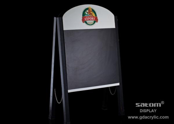 A-Frame Custom Double-Sided Sidewalk Sandwich Board Advertising Chalkboard