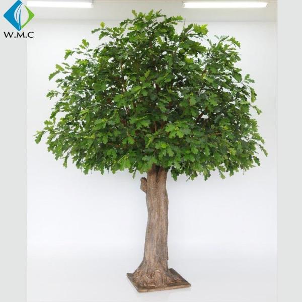 5-10 Years Lifetime Artificial Evergreen Trees , Coffee Shop Ornament Fake Oak