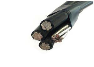 China Al Conductor LDPE / HDPE / XLPE Insulated Cable 1kv Low Voltage Service Drop Cable factory